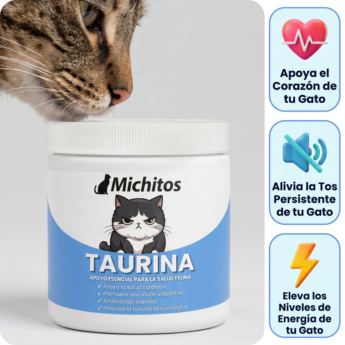 Frená la deficiencia silenciosa antes de ver las señales — con Michitos ™ Taurina